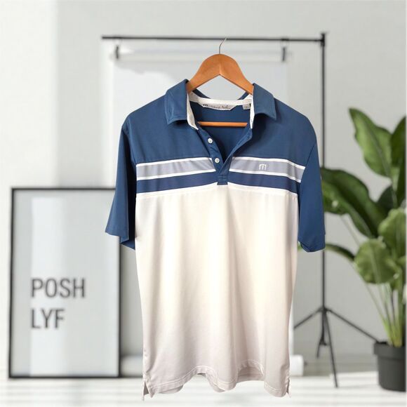 Travis Mathew Performance Golf Polo Shirt Athleisure Medium - Picture 1 of 7